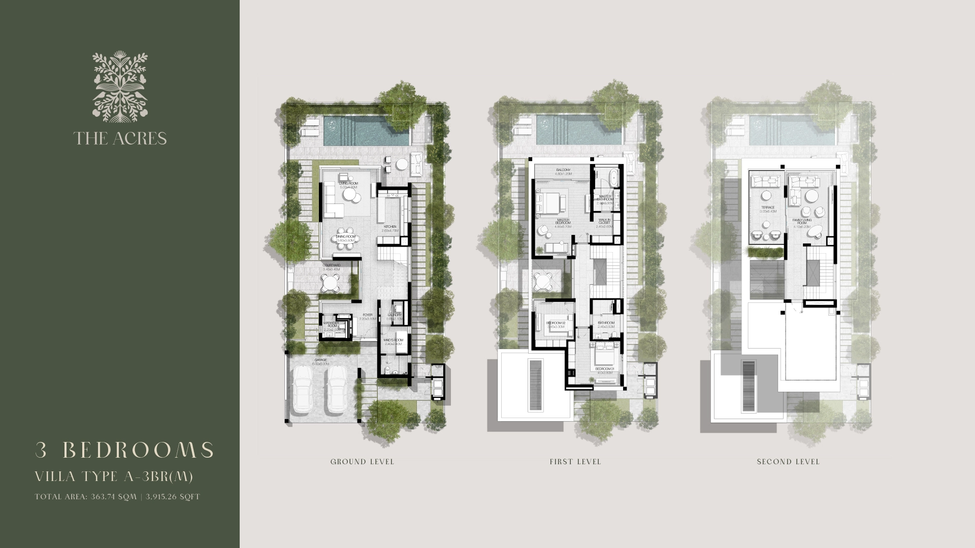 3 BR - Type A
